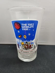 Bicchiere commemorativo Esposizione Mondiale 1982 Knoxville Tennessee McDonalds Coca Cola - Foto 1 di 6