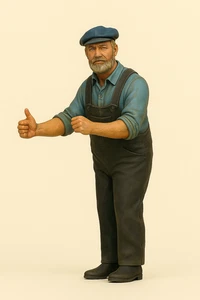 Tug Boat Captain Scale Model Figure Jager Hobby TG28 - Picture 1 of 26