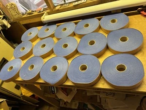 15 X 100 Metre X 30mm Roll | Light Blue Bias Binding Fabric Tape Trim Edging - Picture 1 of 9
