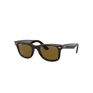 Ray-Ban RB2140 902/57 Sunglasses - Brown Polarized & Tortoiseshell - Picture 1 of 12