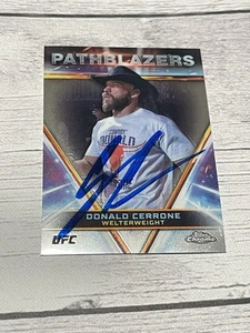 Donald Cerrone Signed Card UFC Topps Chrome PATHBLAZERS JSA COA IP Autographed a - Picture 1 of 3