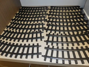 EZTEC SPUR G SCHNELLZUG 12 SCHWARZ GEBOGENE GLEISE WISSENSCHAFTLICHES SPIELZEUG - Bild 1 von 3