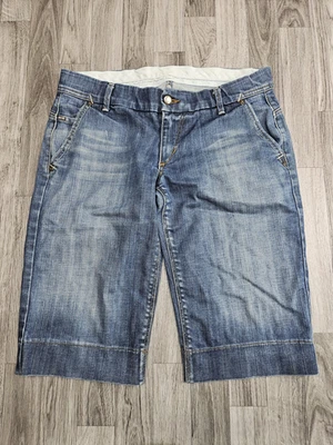 Joes Jeans Denim Shorts Womens 30 Blue Distressed Casual Relaxed Fit Bermuda - Image 1 of 4