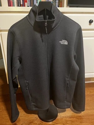 Chaqueta The North Face Negra Cremallera Completa Pana Manga Larga Hombre’s Talla Mediana Foto 1 de 4