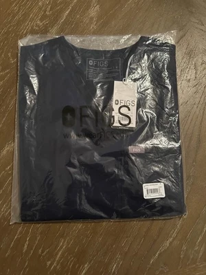 🔥FIRE SALE NEW FIGS Navy Catarina Longsleeve - One-Pocket Scrub Top™ Multi Size - Image 1 of 2