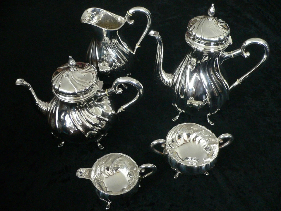 CARL M COHR DENMARK 830 СЕРЕБРЯНЫЙ КОФЕ И ЧАЙНЫЙ НАБОР - Изображение 1 из 4