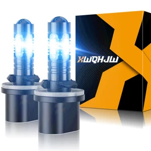 LED 880 6000K Stock Two Bulbs Head Light Replacement ATV UTV Bike Lamp - Picture 1 of 10