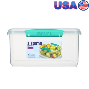 3L Plastic Food Storage Container Rectangle Freezer Safe Stackable BPA-Free New - Picture 1 of 5