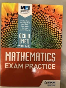 OCR B (MEI) A LEVEL MATHEMATICS EXAM PRACTICE Year 1/AS - Picture 1 of 8