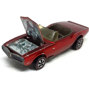 Hot Wheels Redline Custom Firebird 1968 Red Gray Interior Made In United States - Picture 1 of 10