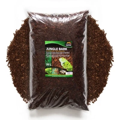 Terra Exotica Jungle Bark 20 Liter - schöner Bodengrund als Terrarien Einstreu