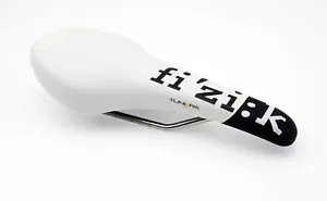Fizik Tundra 2 Road MTB eBike Cyclocross Bicycle Saddle White Seat w/Kium-Rails - Picture 1 of 7