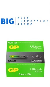 GP Ultra Plus AAA Batterien 150 % mehr Leistung | Box mit 100 - 10 Jahre Haltbarkeit GROSS - Bild 1 von 3