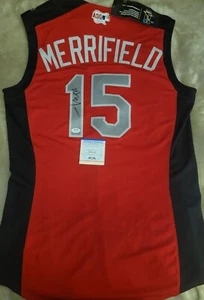Kansas City Royals Whit Merrifield Autographed 2019 ASG Authentic Jersey PSA - Picture 1 of 6