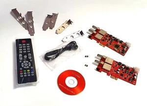 DVBsky S952 DVB S2 PCIe Sat TV Karte v2.0 3.0 oder Fernbedienung IR Empfänger - Bild 1 von 25