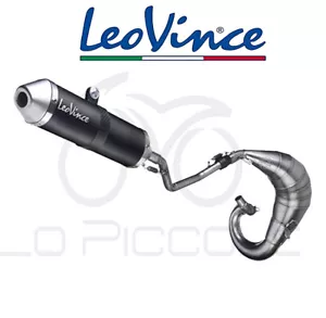 Leovince Complete Exhaust X-Fight Rieju MRT 50/Pro/SM Inox/Black 2021 2022 2023 - Picture 1 of 1