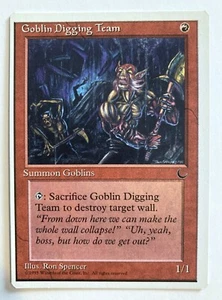 Goblin Digging Team Chronicles NM (Fehldruck off center) Magic the Gathering MTG - Bild 1 von 3