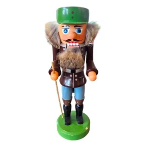 Vintage Original Erzgebirge Nussknacker Waldarbeiter Ranger 9,5" Germany selten ohne Box - Bild 1 von 13