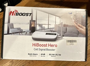 Open Box Home Office Cell phone Signal Booster Hi-Boost band12/13/17/25/4 - Photo 1 sur 8