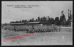 ag9429 - CARTOLINA D'EPOCA - Modena Città - Scuola Militare - Corso Accelerato - Imagen 1 de 1