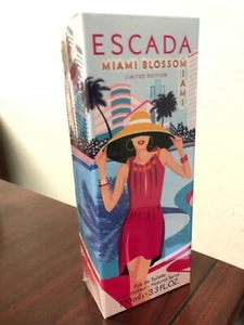 ESCADA MIAMI BLOSSOM LIMITED EDITION 3.3 oz/ 100 ml Eau De Toilette Spray Sealed - Picture 1 of 3