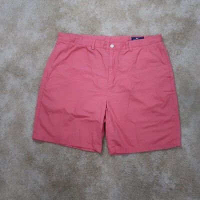 Shorts masculino Vineyard Vines Club 42 frente plana rosa preppy - Imagem 1 de 4