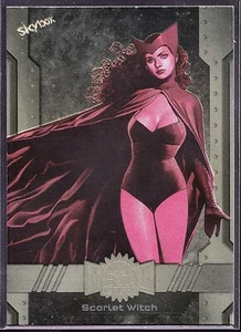 2024 SkyBox Marvel Metal Universe Avengers Gold FX #121 Scarlet Witch - Picture 1 of 3