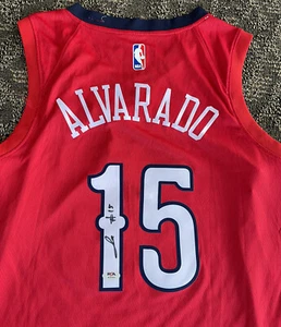 Jose Alverado Signed Autographed New Orleans Pelicans Jersey Psa/Dna Coa GTA - Picture 1 of 4