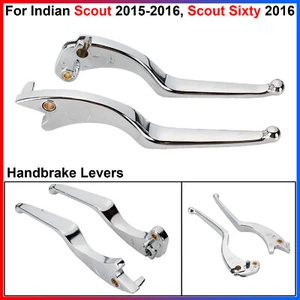 Para Indian Scout 2015-2016/Scout Sixty 2016 - 1 par de palancas de freno de mano de aluminio - Imagen 1 de 14
