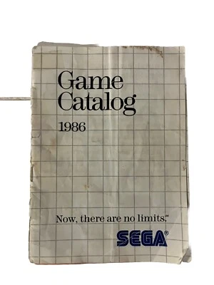 Sega Master System 1986 Video Game Catalog Booklet Promotional Insert Nostalgic - Image 1 of 4