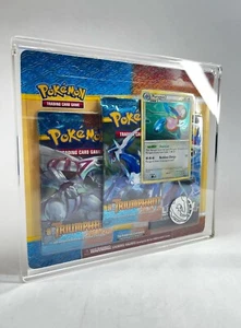 Pokémon Confezione 3 Blister Custodia Acrilica Protezione Display Sigillato - Foto 1 di 8