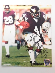 NFL Chuck Foreman Vikings ""R.O.Y. 73 signiert 8x10 Autogramm - Bild 1 von 1