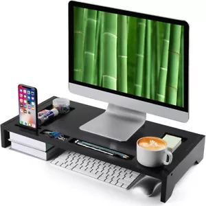 23" Monitor Stand Riser with Storage Organizer for Office Accessories Home PC - Picture 1 of 9