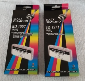 OEM and Black Diamond T557 and T573 Colour Cartridges for Epson Printers - Picture 1 of 26