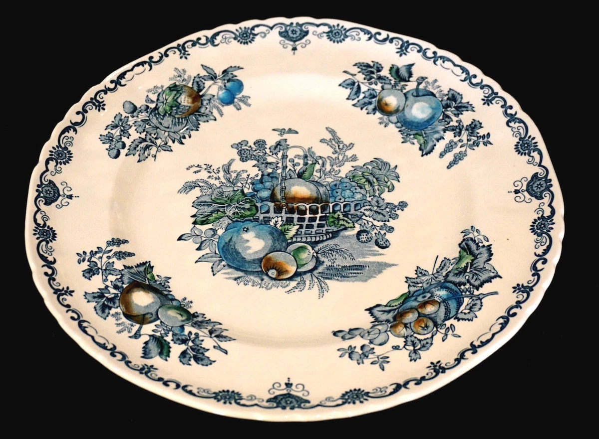 Masons Fruit Basket Blue for sale | eBay