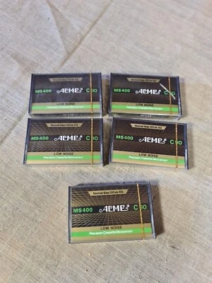  ACME MS 400 C 90. Audio 5 casetes, nuevo precintado. Foto 1 de 4