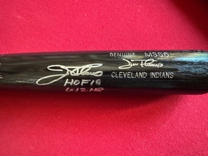 Jim Thome "Autographed" (JSA) LS Game Model Bat (Scarce / Vintage) Indians - Picture 1 of 4