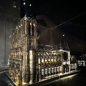 Piececool 3D Metal Puzzle - Notre Dame de Paris building Model Kits Gifts - Picture 1 of 16
