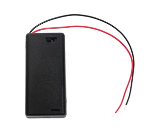 5pc Plastic Battery Holder Cassette AA R6P UM-3 1.5Vx2 SBH321-1AS + ON/OFF COMF - Picture 1 of 6