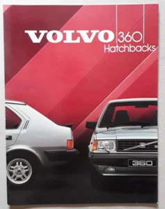 Volvo 360 Hatchbacks Brochure 1984 - GLS GLT 2 Litre - Picture 1 of 3