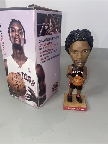 Chris Bosh #4 Toronto Raptors Game Bobblehead Bobble Head With Original Box Cover