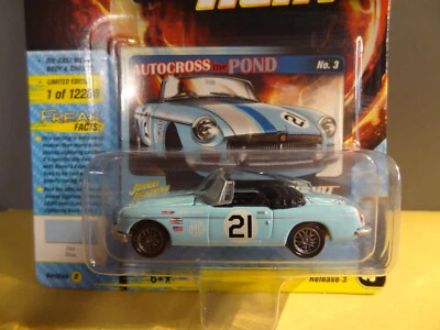 JOHNNY LIGHTNING - STREET FREAKS IMPORTACIÓN CALOR - AZUL - 1963 MG MGB Foto 1 de 2