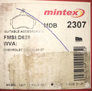 Nuevo Mintex Trasero Pastillas De Freno Set-MDB2071