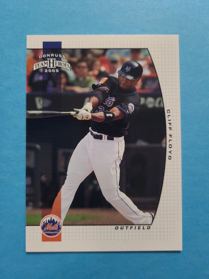 Tarjeta de béisbol Cliff Floyd 2005 Donruss Team Heroes # 193 G1414 Foto 1 de 1