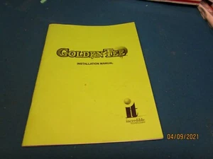 Used Golden Tee Fore Incredible Technologies Installation Manual Light Green - Picture 1 of 3