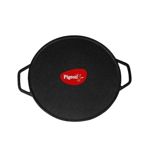 Cast Iron Nonstick Tawa 30cms Dosa Crepe Pancake Pizza Chapati Roti with Handles - Picture 1 of 4