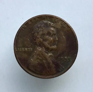 1955 1c Lincoln Wheat Cent Penny RB Münze - Bild 1 von 5