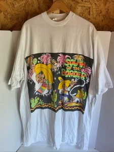 Vintage Sleeve Single Stitch OSFA South Of The Border Sleepshirt Beach Cover - Bild 1 von 7