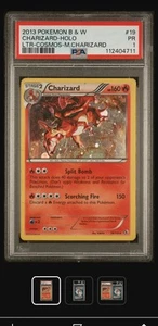2013 Pokemon B&W Legendary Treasures PSA 1 Charizard #18 Cosmos Holo Promo LTR - Picture 1 of 4