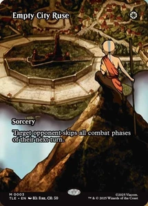 1x - Empty City Ruse - Borderless #03 - Avatar: Eternal MTG - Picture 1 of 1